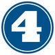 4 4