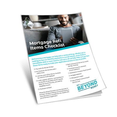 Mortgage Refi Items Checklist