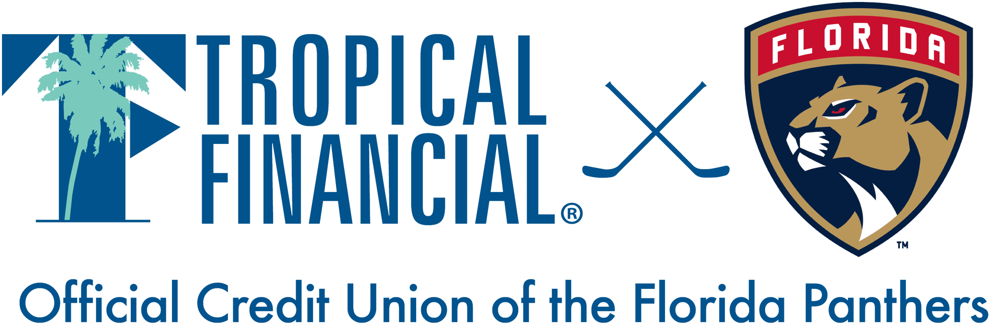TFCU-Panthers Mashup Logo Registered Cropped Tight