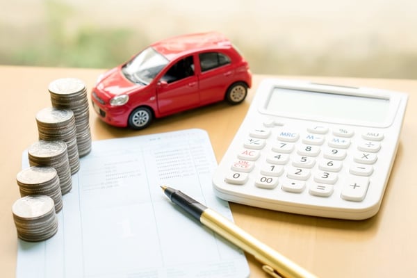 calculating rate on new car