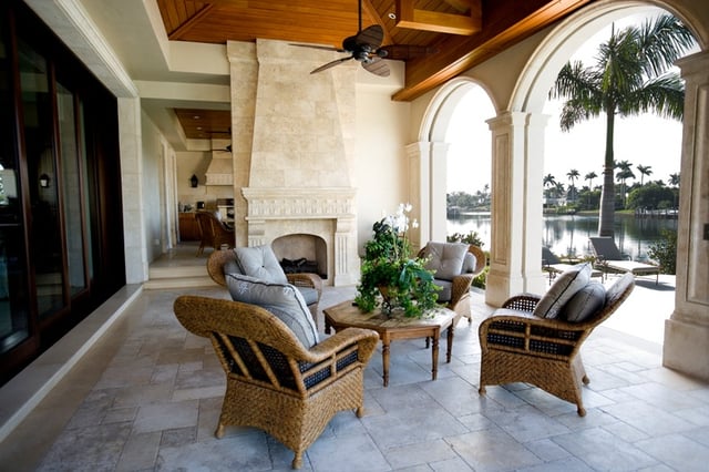 florida home with patio