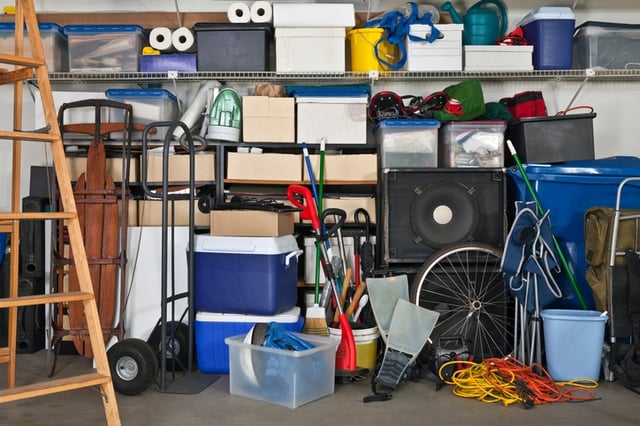 garage full of storage