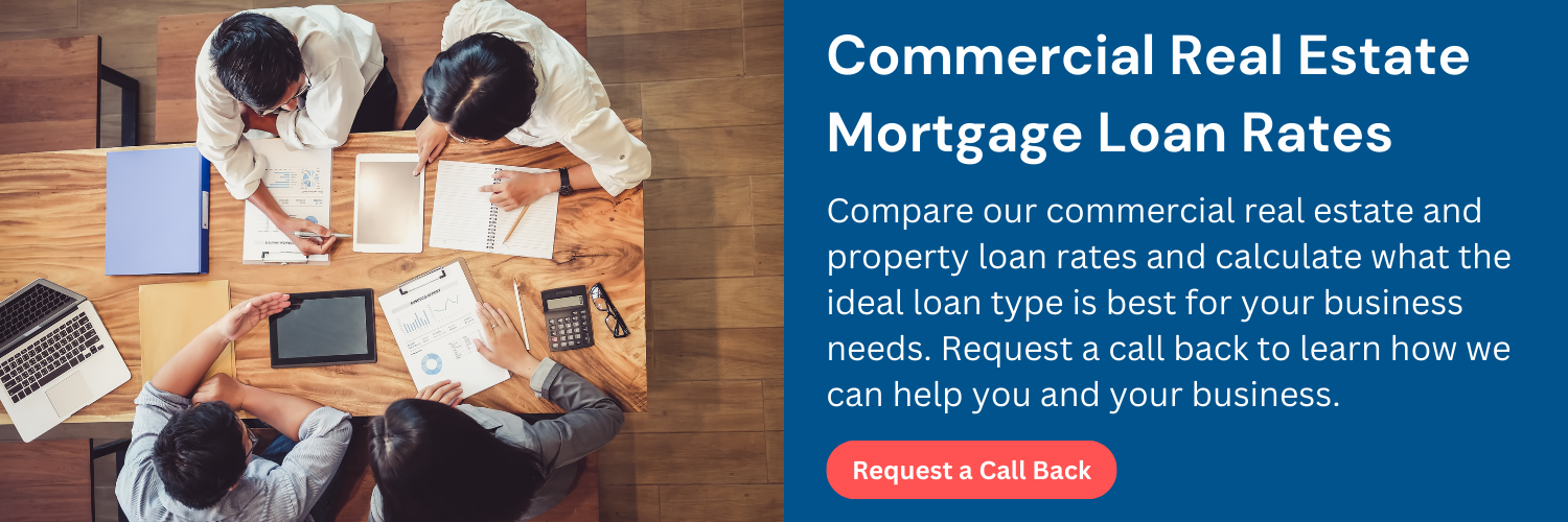 Commercial Real Estate Mortgage Loan Rates Banner